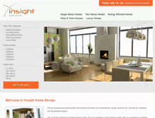 Tablet Screenshot of insighthomedesign.com.au